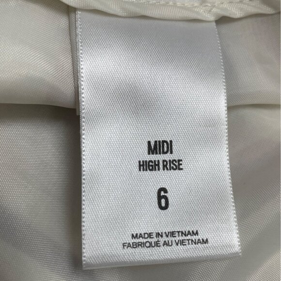 Express Women's Light Purple Striped High-Waisted Paper Bag Shorts Size 6 - Picture 8 of 10